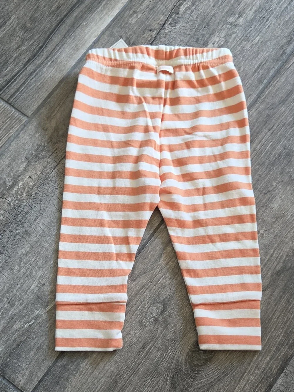 GAP Baby NWT/EUC Orange Striped Pants and Sweater Hat
